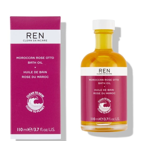 REN Clean Skincare Moroccan Rose Otto Bath Oil 110ml 1 REN Clean Skincare Moroccan Rose Otto Bath Oil 110ml