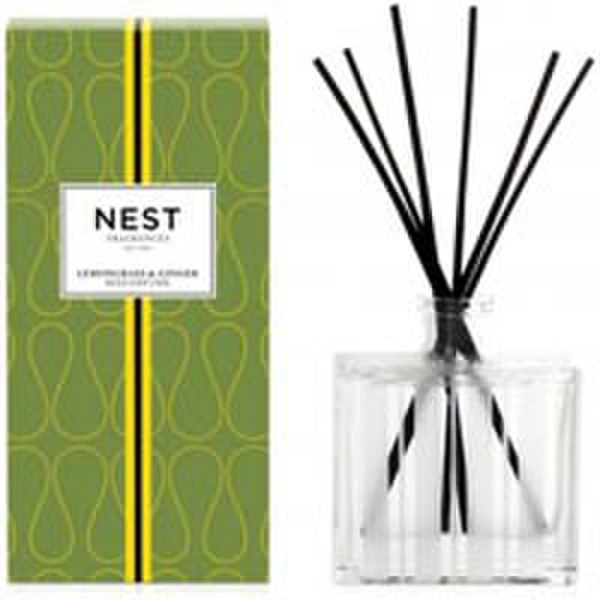 NEST Fragrances Reed Diffuser - Lemongrass And Ginger 1 NEST Fragrances Reed Diffuser - Lemongrass And Ginger