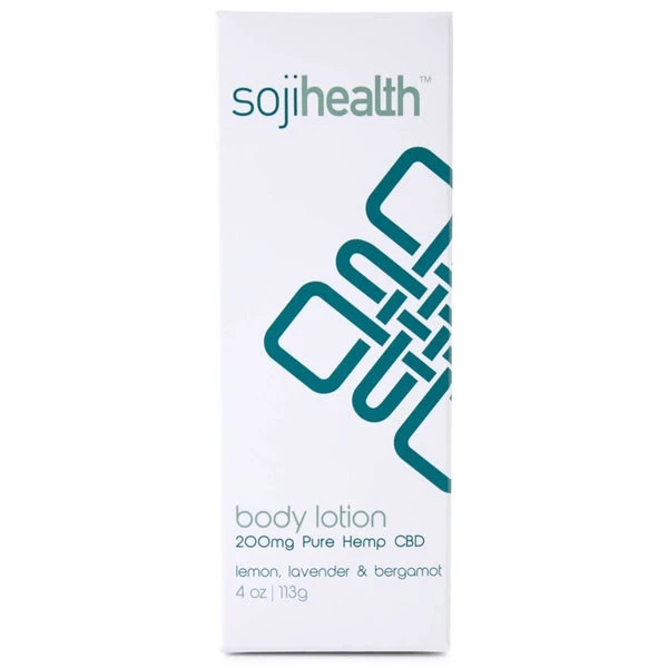 Soji Health Body Lotion Pure Hemp CBD Lemon Lavender & Bergamot 200mg 1 Soji Health Body Lotion Pure Hemp CBD Lemon Lavender & Bergamot 200mg