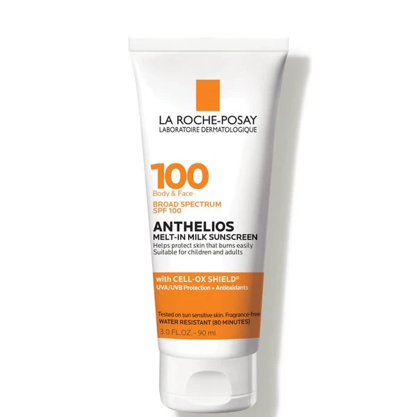 La Roche-Posay Anthelios Melt-in Milk Body & Face Sunscreen Lotion Broad Spectrum SPF 100 1 La Roche-Posay Anthelios Melt-in Milk Body & Face Sunscreen Lotion Broad Spectrum SPF 100