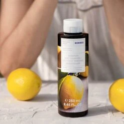 KORRES Basil Lemon Renewing Body Cleanser 250ml -Cheap Dewloria Store 12615117 4654975244375511
