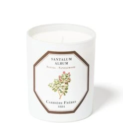 Carrière Frères Scented Candle Sandalwood - Santalum Album - 185 G