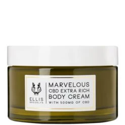 Ellis Brooklyn Marvelous CBD Extra Rich Body Cream 6 Oz