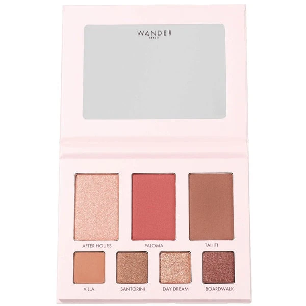 Wander Beauty Getaway Eye And Face Palette - Island Hop 1 Wander Beauty Getaway Eye And Face Palette - Island Hop