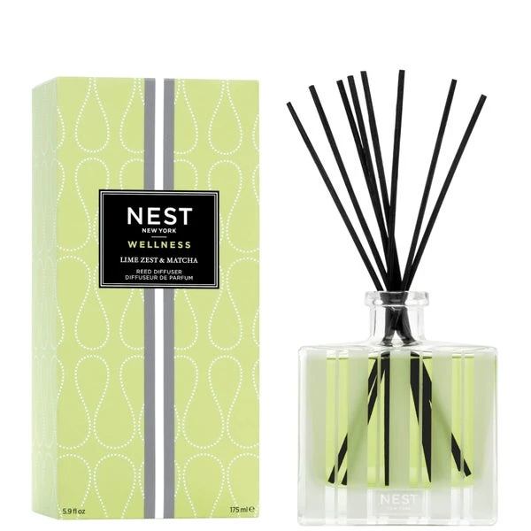 NEST New York Lime Zest And Matcha Reed Diffuser 175ml 1 NEST New York Lime Zest And Matcha Reed Diffuser 175ml