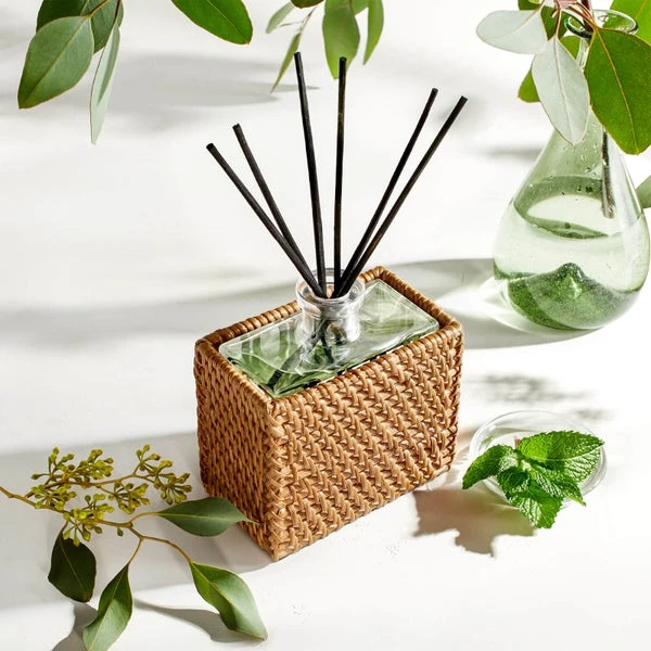 NEST New York Rattan Wild Mint And Eucalyptus Reed Diffuser 175ml 4 NEST New York Rattan Wild Mint And Eucalyptus Reed Diffuser 175ml - Image 4