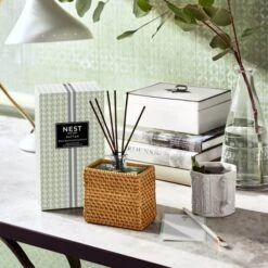NEST New York Rattan Wild Mint And Eucalyptus Reed Diffuser 175ml 7 NEST New York Rattan Wild Mint And Eucalyptus Reed Diffuser 175ml -Cheap Dewloria Store 14238475 8545023678460193